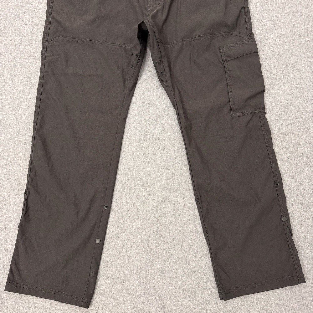 prAna Pants Mens 36x30 Dark Iron Grey Stretch Zion II - Picture 3 of 12